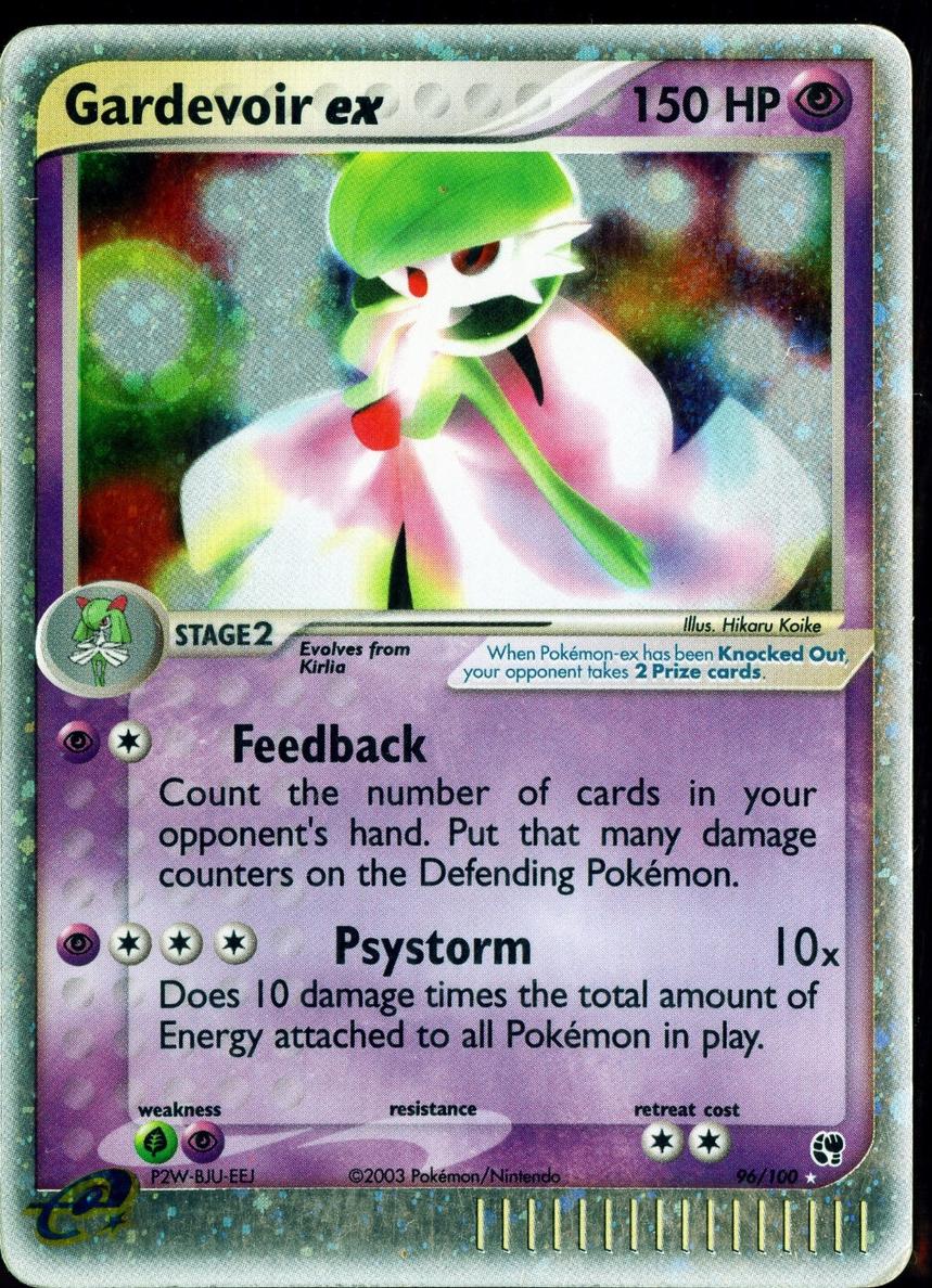 2003 Pokemon Holo #96 Gardevoir front