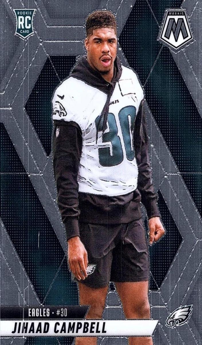 Jihaad Campbell 2025 Mosaic Football card