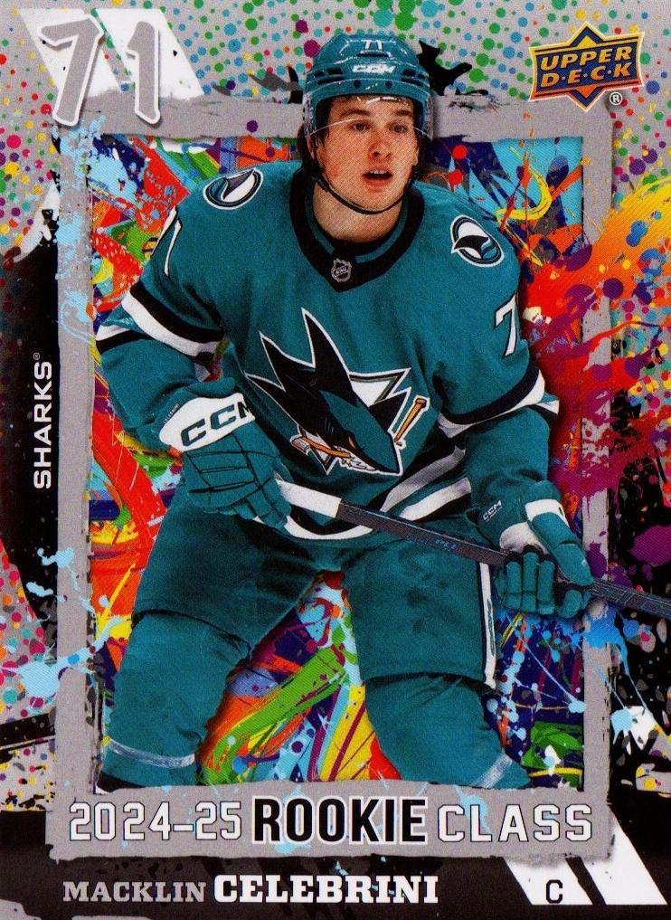2024 Upper Deck #RC21 Macklin Celebrini front