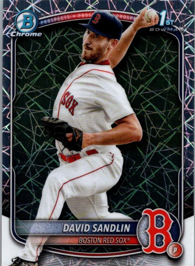 David Sandlin 2025 Bowman Chrome Prospects card