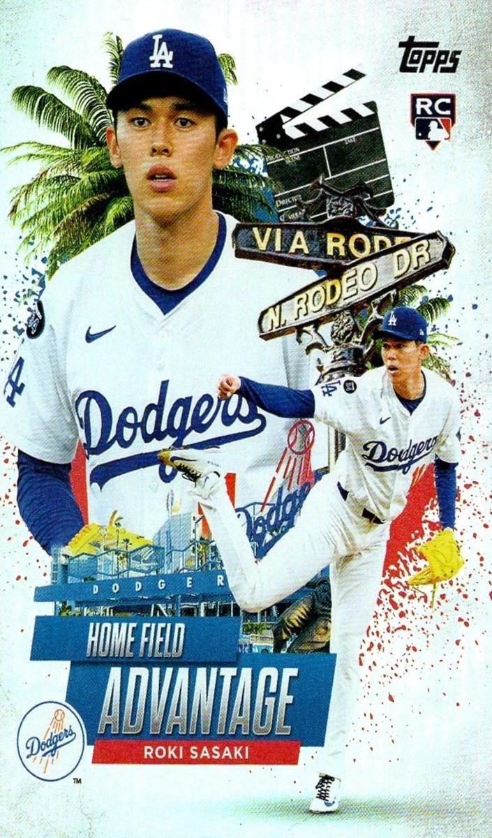 2025 Topps Chrome Update Home Field Advantage Roki Sasaki #HA-41 card