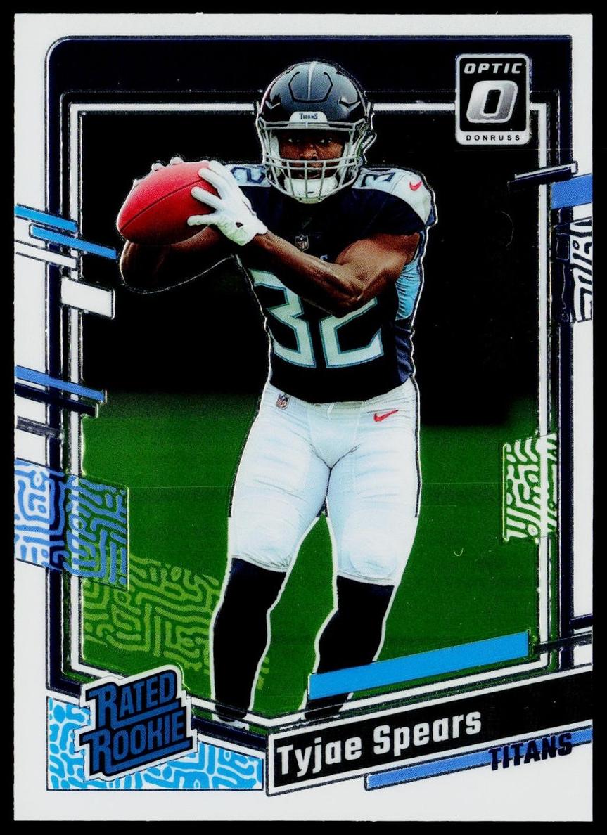 Tyjae Spears 2023 Donruss Optic Football card