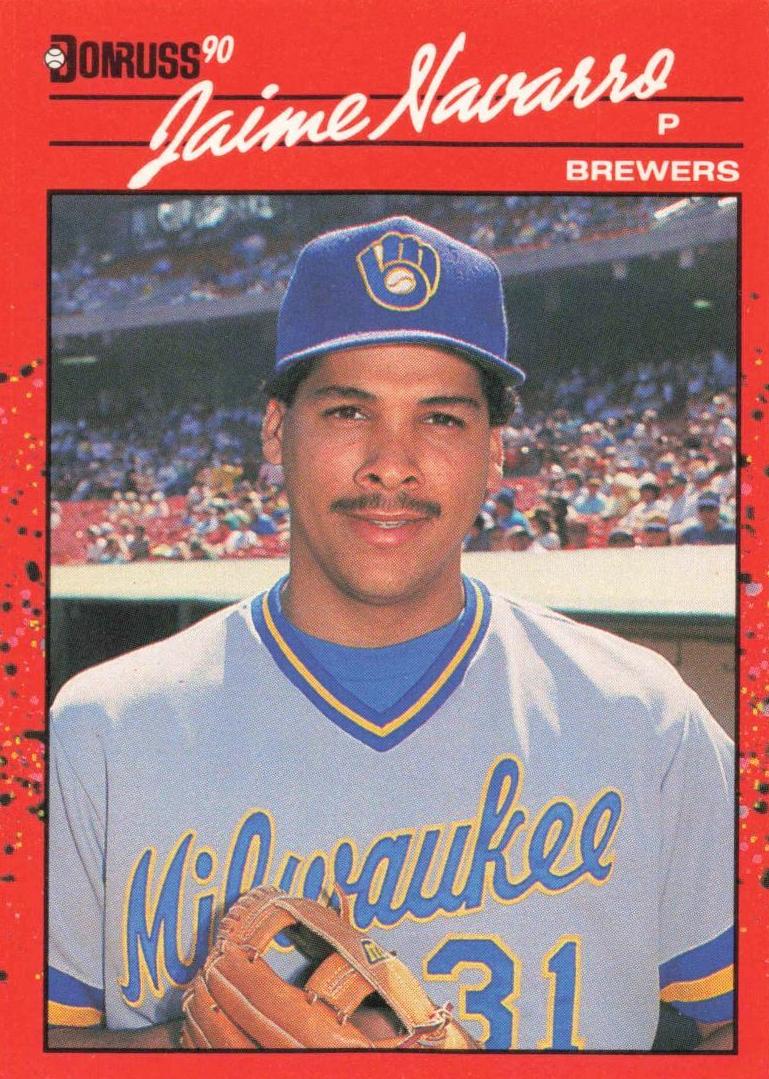 1990 Donruss Jaime Navarro #640 card