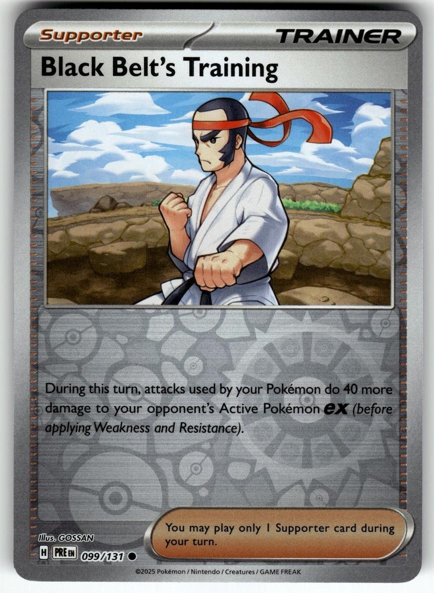 Black Belt's Training 2025 Pokemon Scarlet & Violet Prismatic Evolutions
