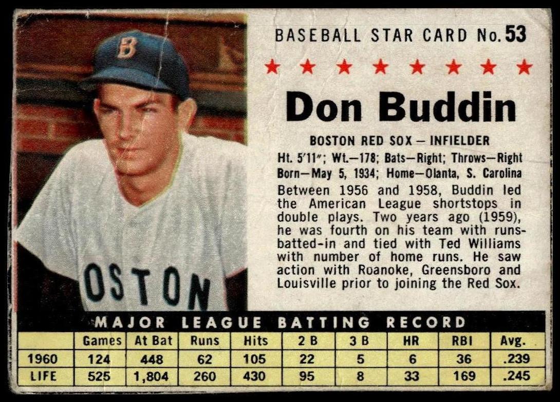 1961 Don Buddin #53