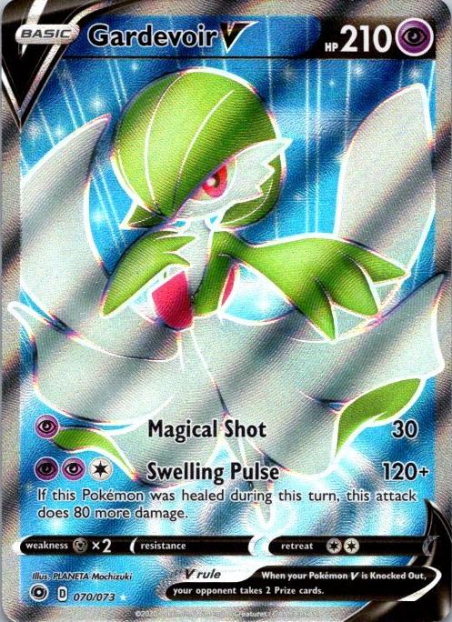 2020 Pokemon Sword & Shield Full Art #070 Gardevoir front