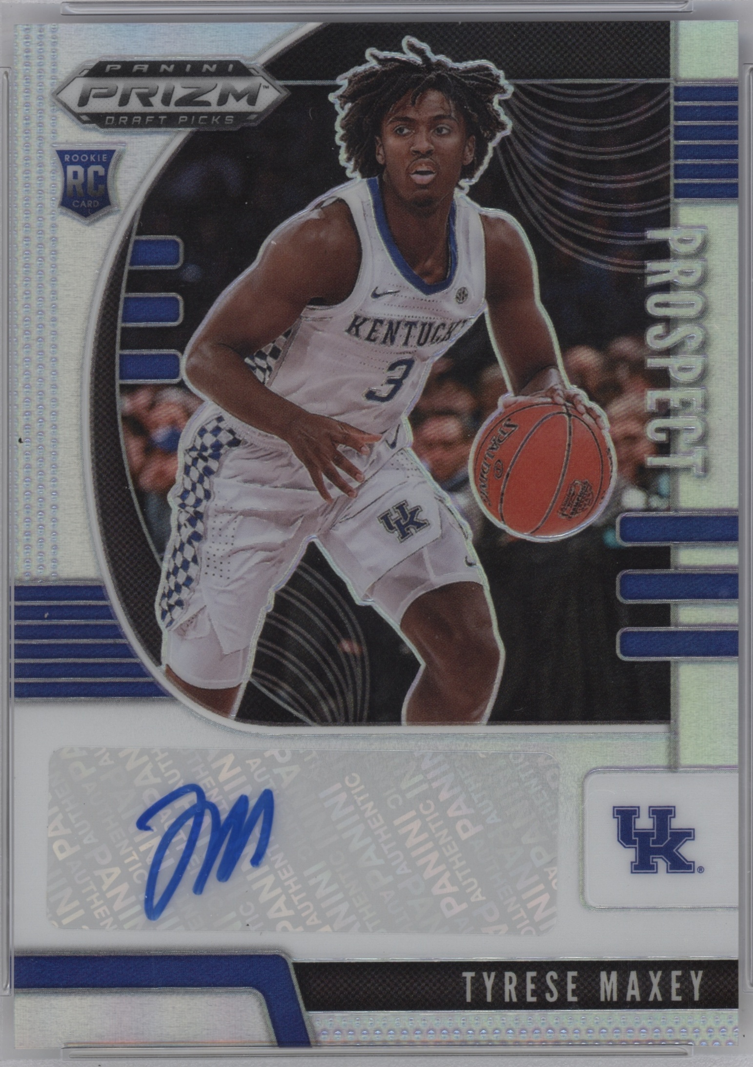 2020 Panini Prizm Draft Picks Tyrese Maxey [Silver] #PA-TM card