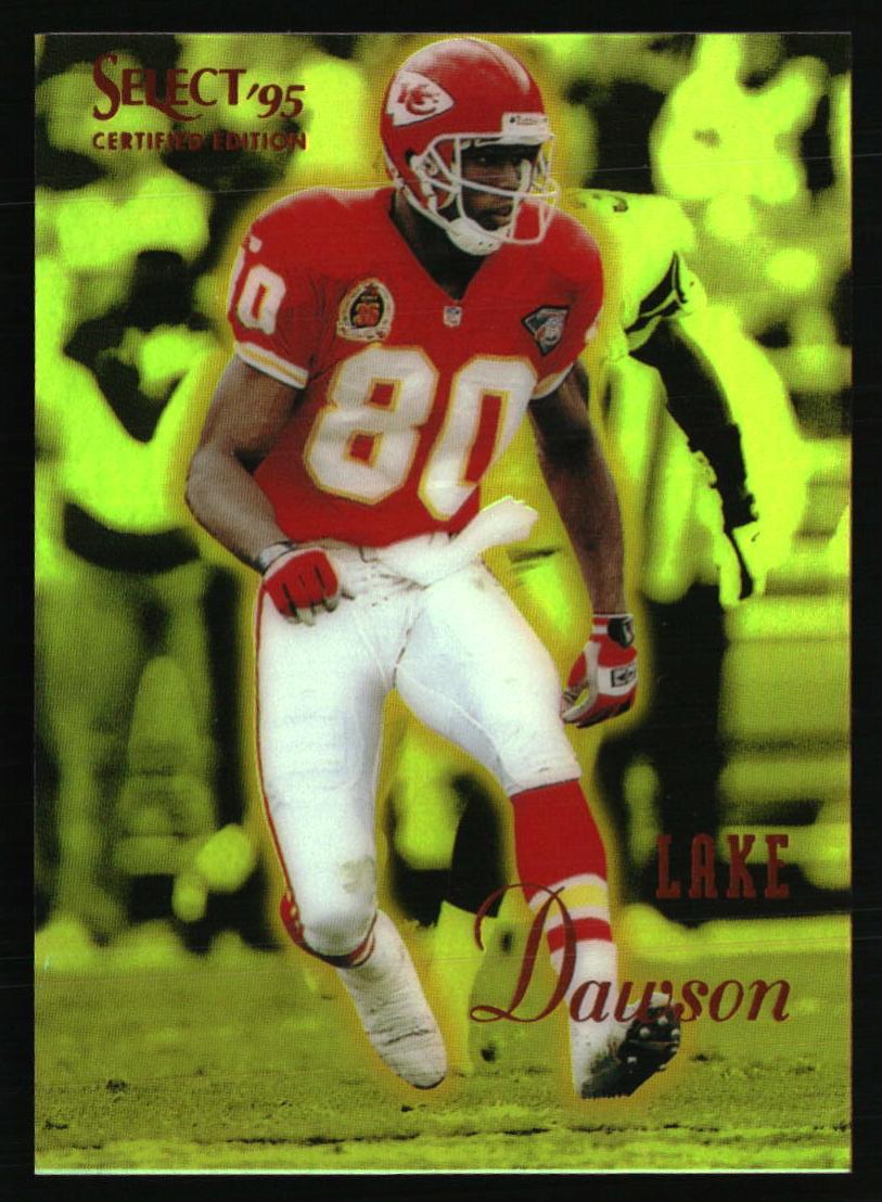 1995 Select Certified Lake Dawson #63 card