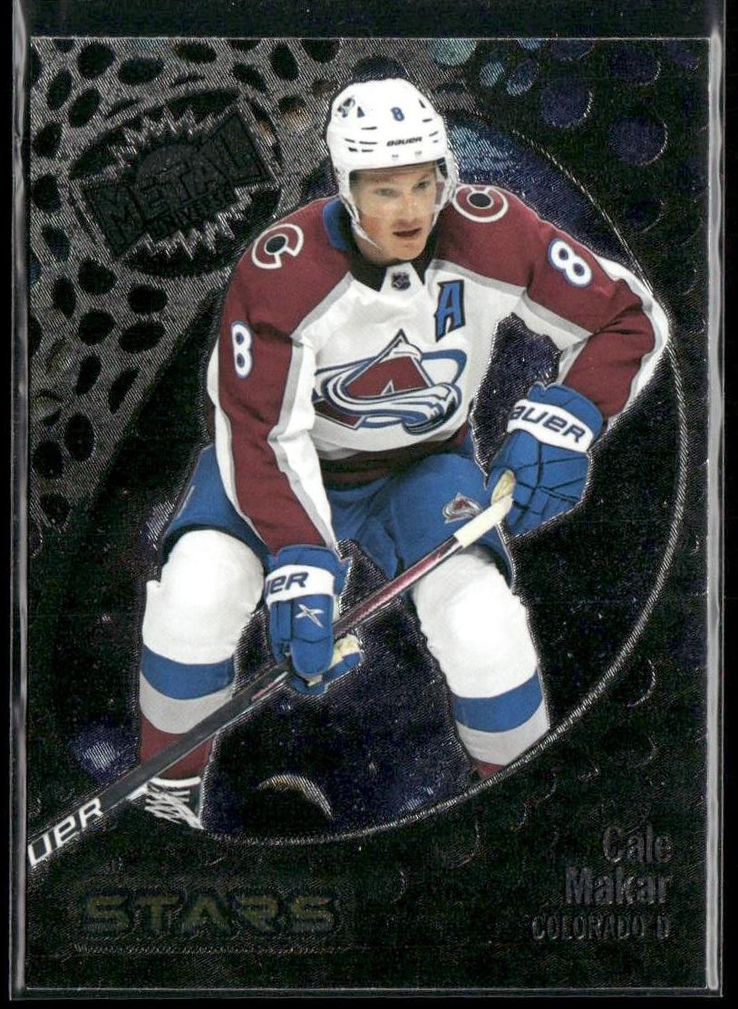 2022 SkyBox Metal Universe Cale Makar #125 card