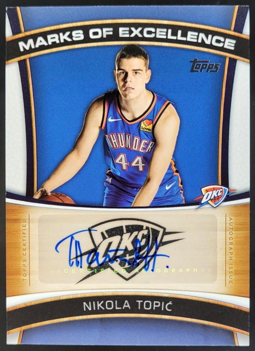 Nikola Topic 2025 Topps Basketball card