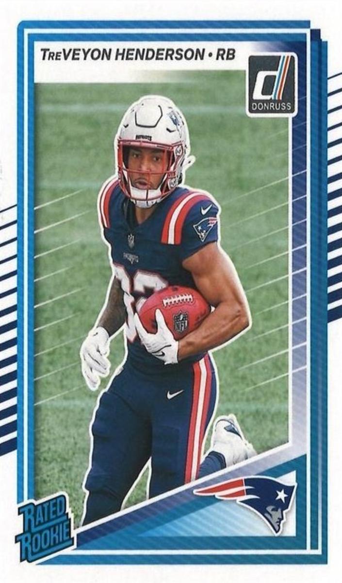 TreVeyon Henderson 2025 Donruss Football card