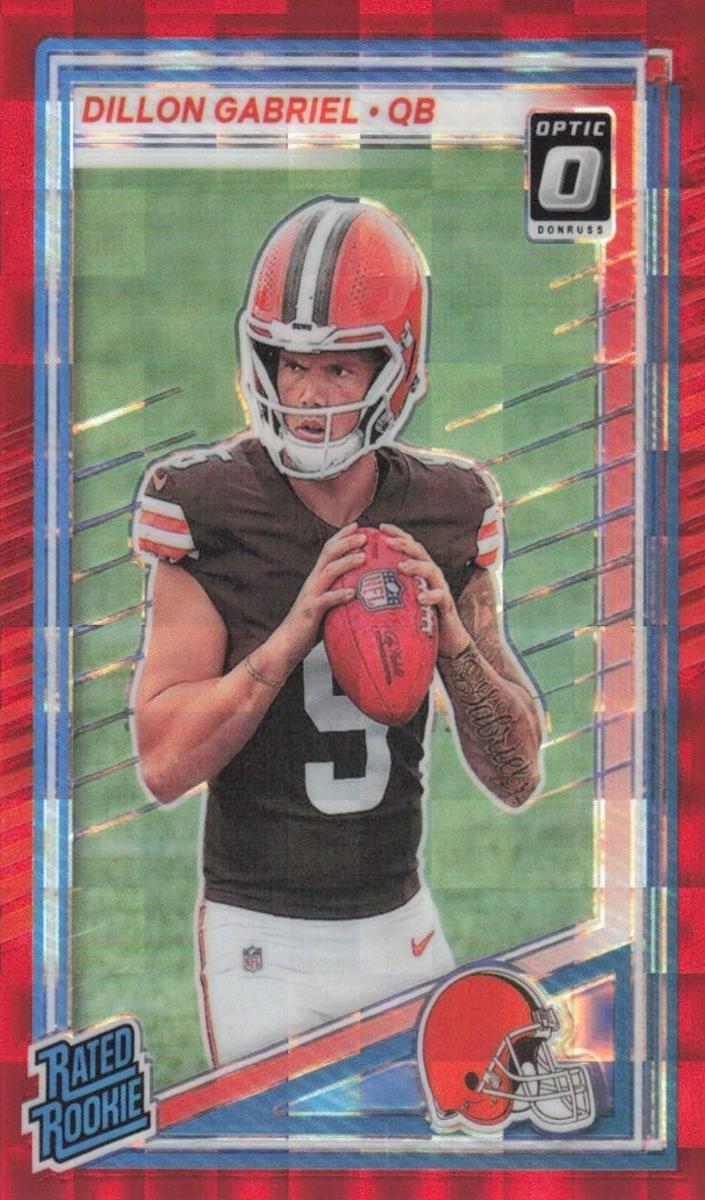 2025 Panini Donruss Dillon Gabriel [Pink Optic Preview] #316 card