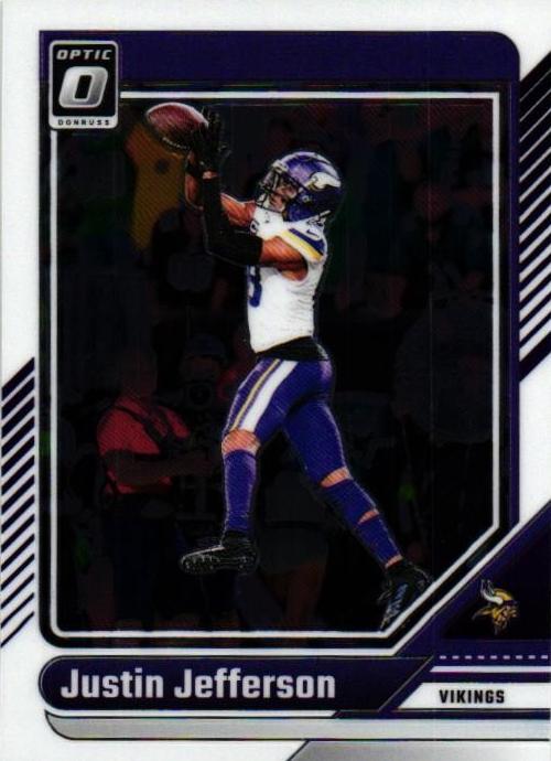 Justin Jefferson 2024 Donruss Optic Football card
