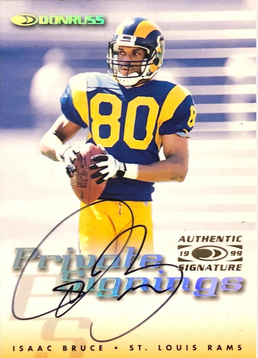 1999 Donruss Isaac Bruce #NNO card