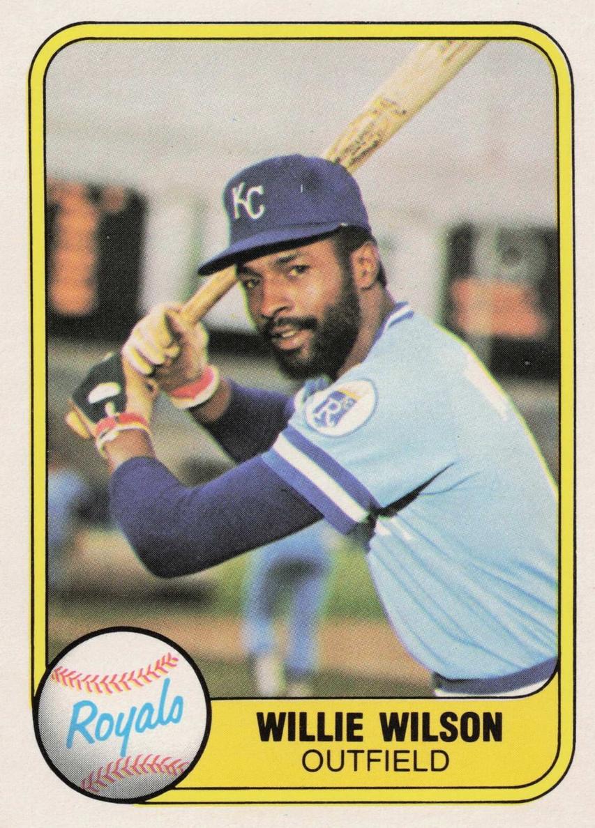1981 Willie Wilson #29