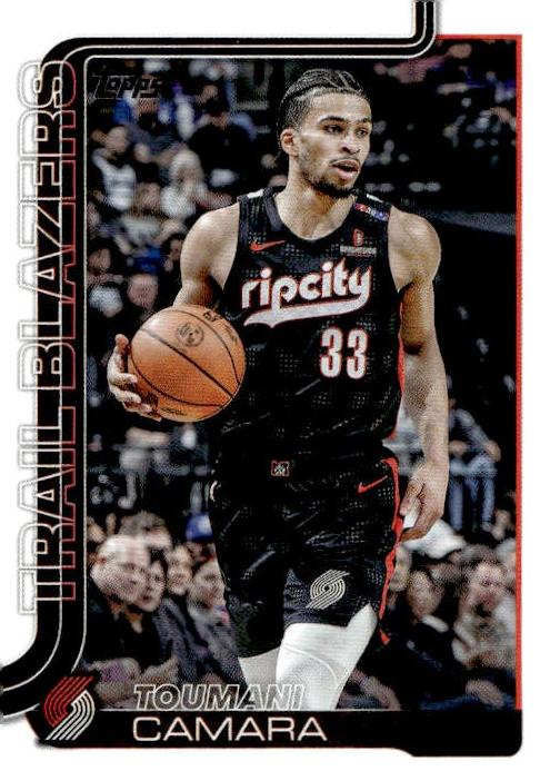 Toumani Camara 2025 Topps Basketball card