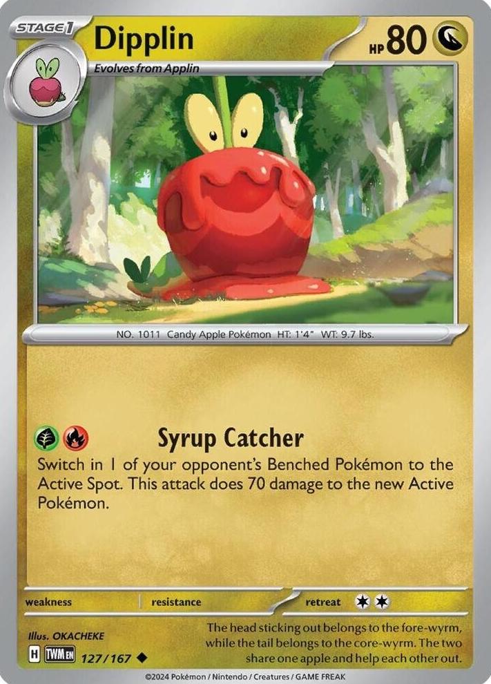 Dipplin 2024 Pokemon Scarlet & Violet Twilight Masquerade