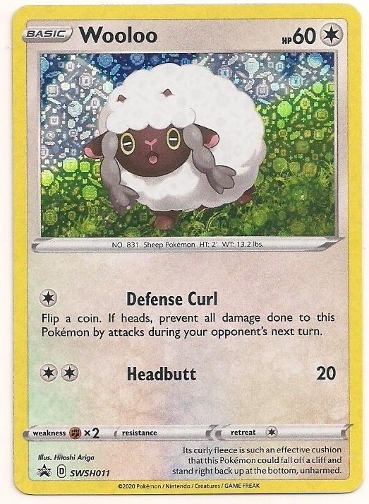 Wooloo 2020 Pokemon SWSH Black Star Promo 2021 General Mills 25th Anniversary Holo