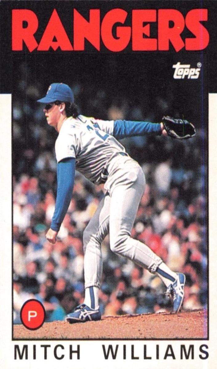 Mitch Williams 1986 Topps Traded Baseball