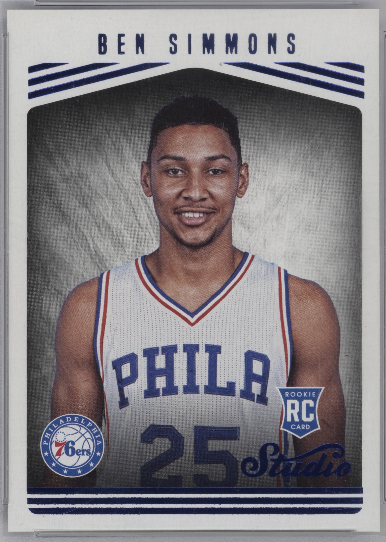 2016 Panini Studio Ben Simmons #184 card