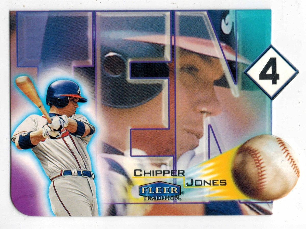2000 Fleer Tradition Chipper Jones #8 card