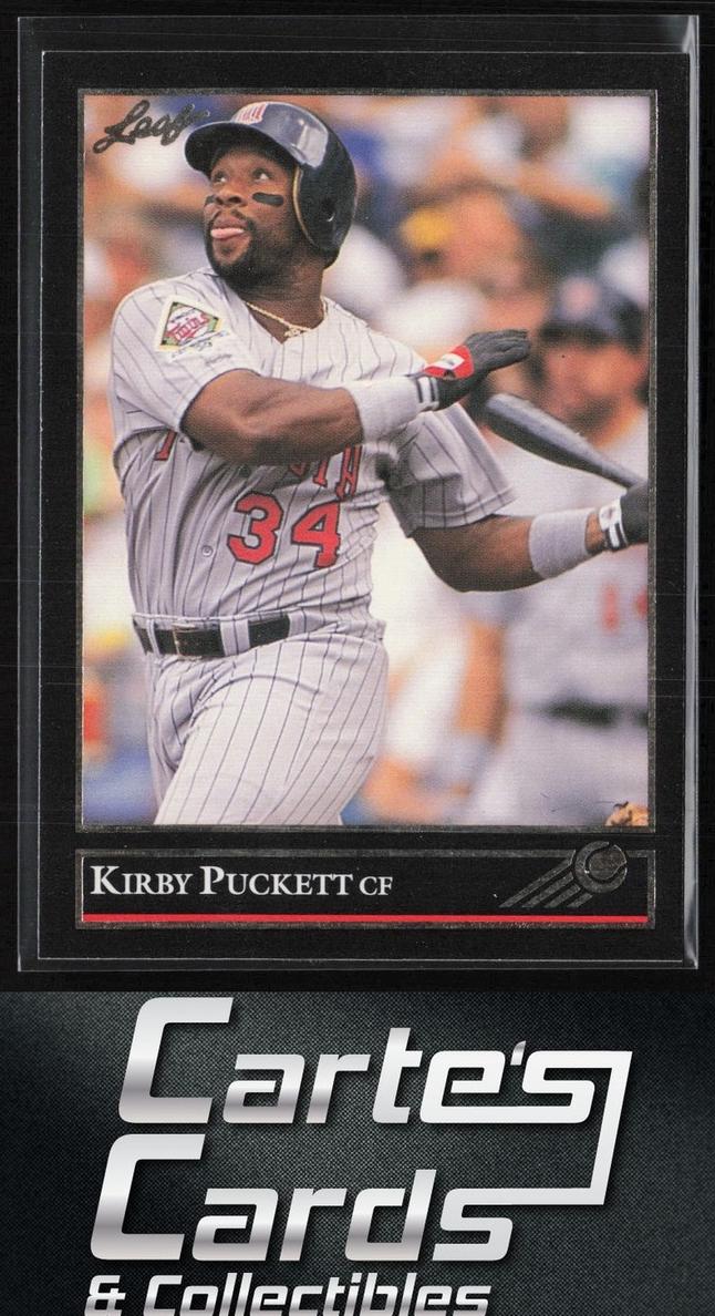 1992 Kirby Puckett [Black Gold] #98