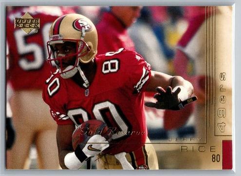 2000 Upper Deck Gold Reserve Jerry Rice #146 card