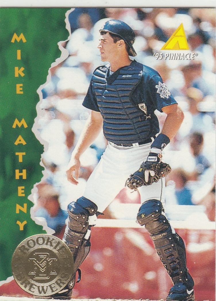 1995 Pinnacle Mike Matheny #144 card