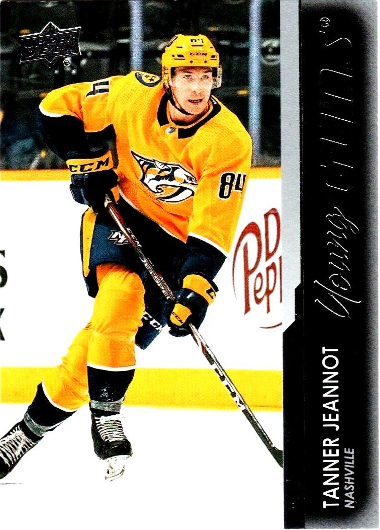 2021 Upper Deck Tanner Jeannot #222 card