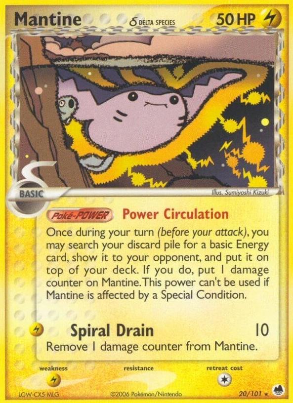 Mantine 2006 Pokemon EX Dragon Frontiers