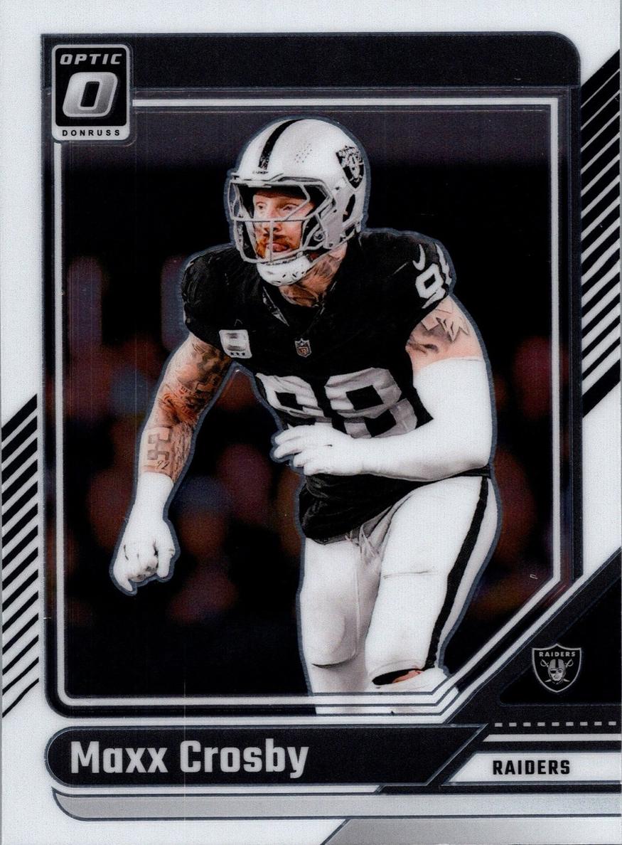 Maxx Crosby 2024 Donruss Optic Football card