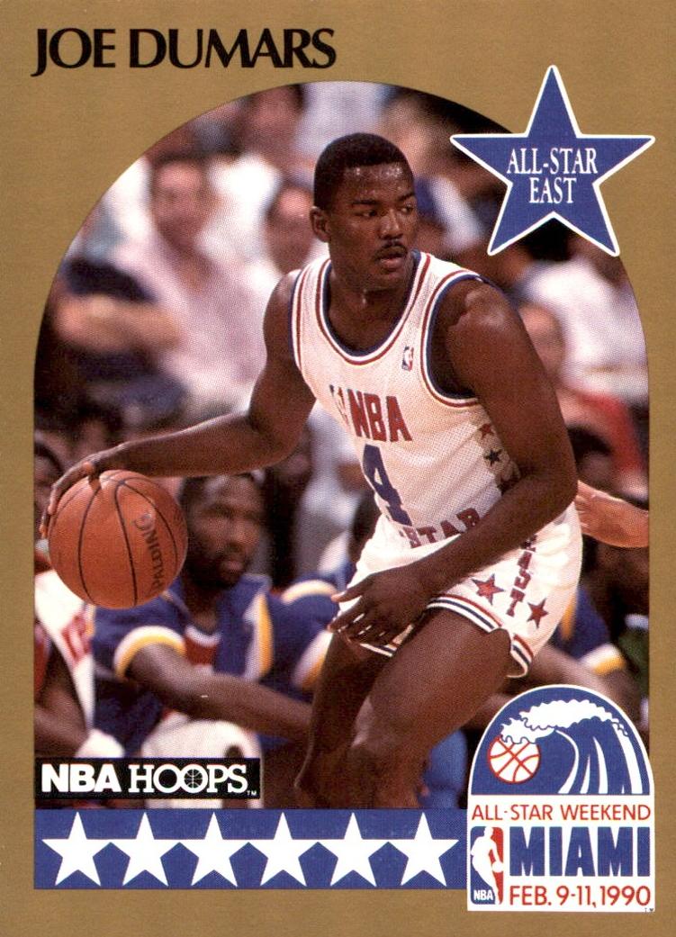 1990 Hoops Joe Dumars #3 card