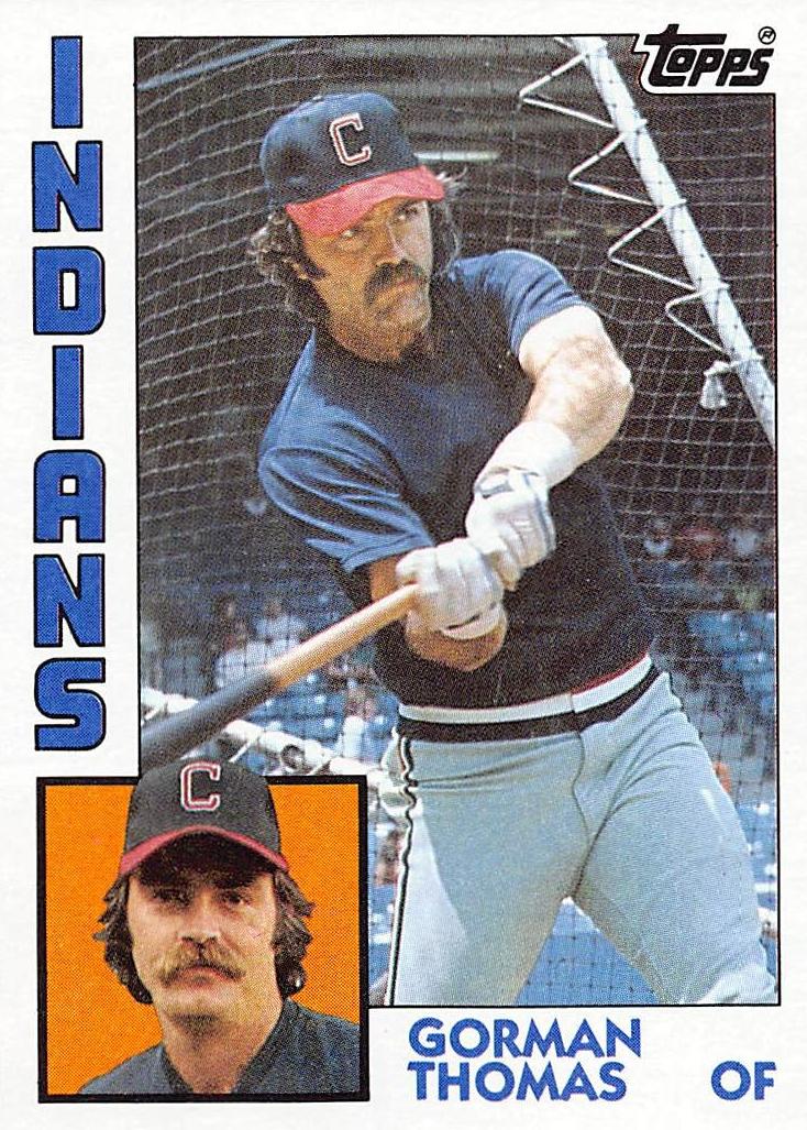 1984 Topps Gorman Thomas #515 card