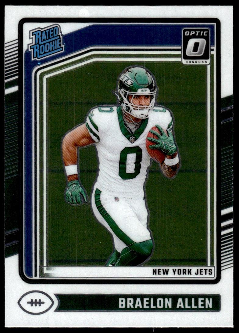 Braelon Allen 2024 Donruss Optic Football card