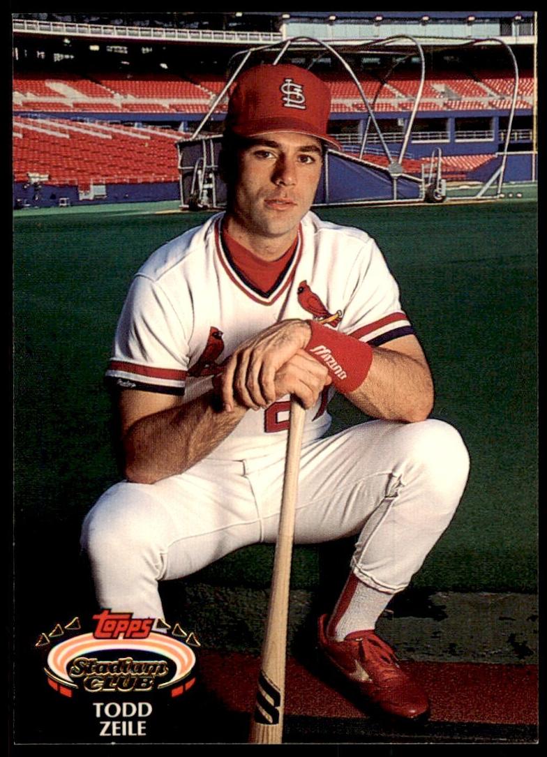 1992 Topps Stadium Club Todd Zeile #544 card