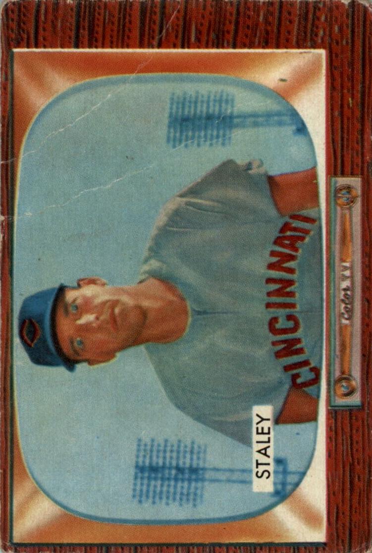 1955 Bowman Gerry Staley #155 card