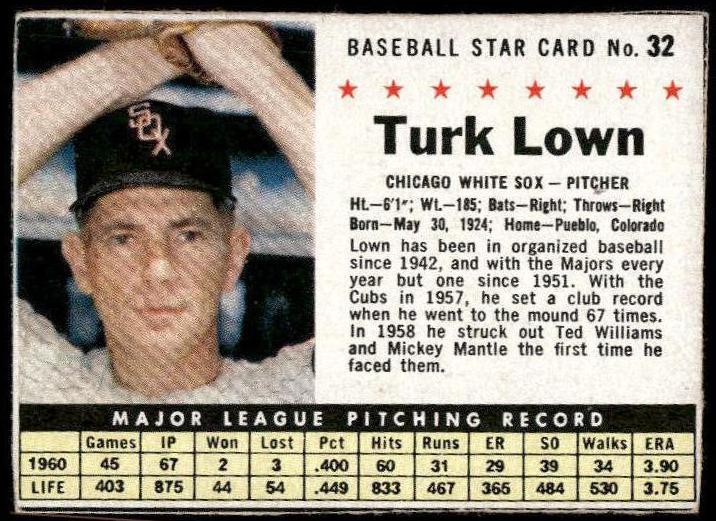 1961 Turk Lown #32