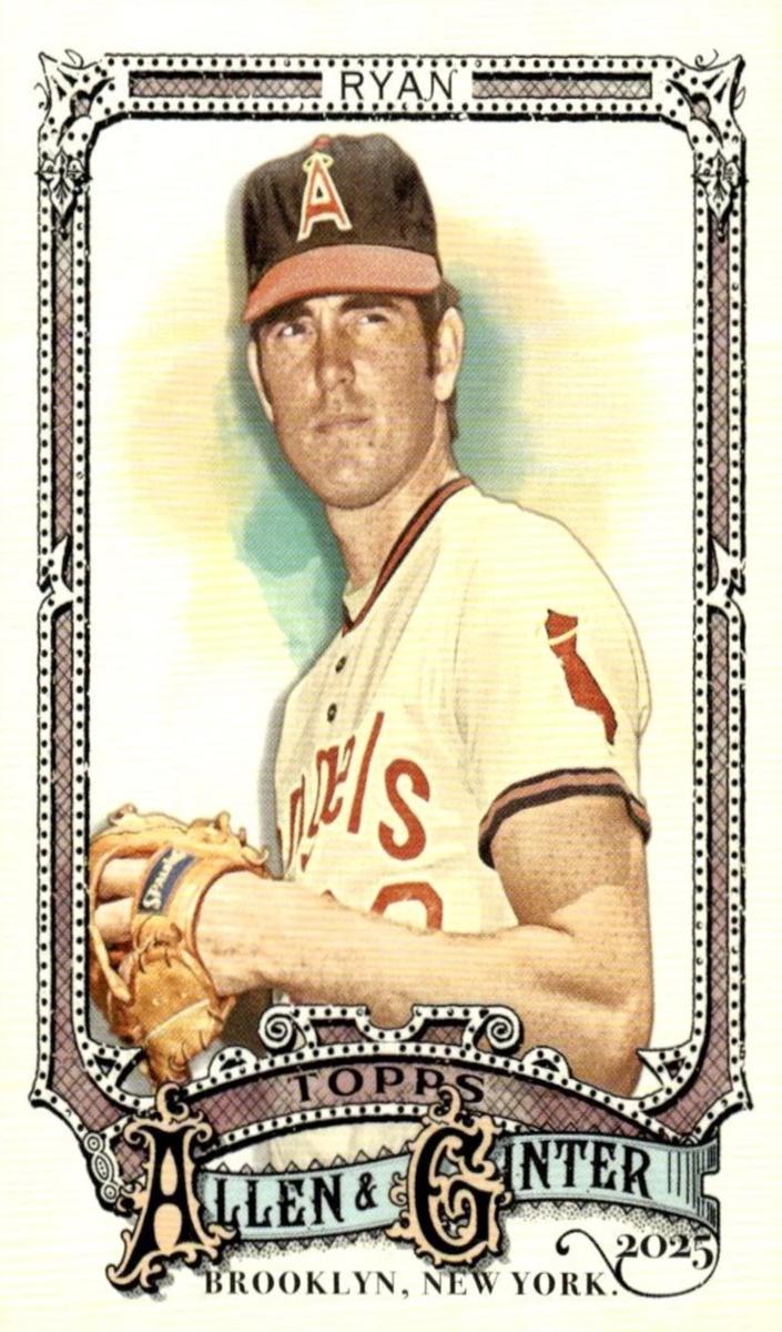 2025 Topps Allen & Ginter Nolan Ryan #63 card