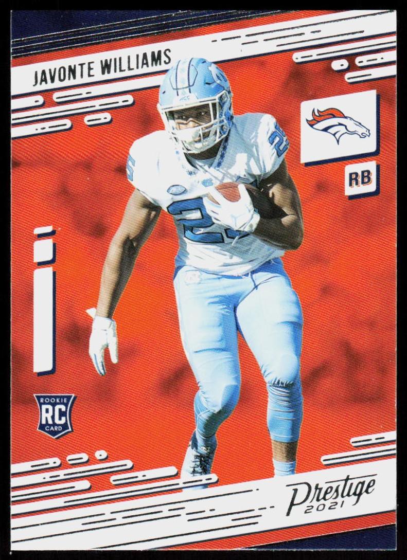 2021 Panini Prestige Javonte Williams #226 card