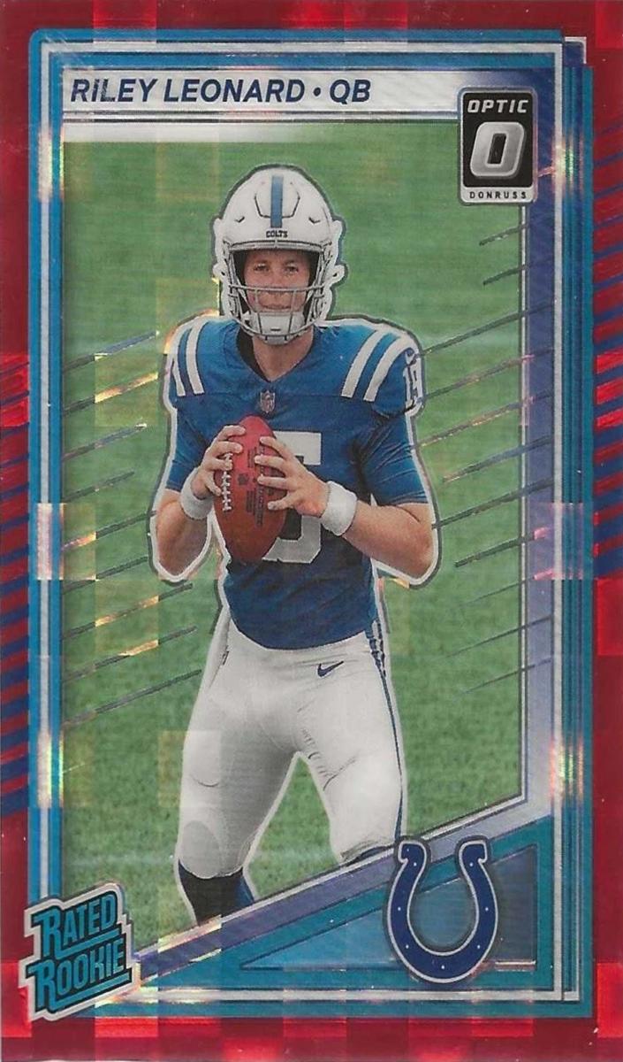 2025 Panini Donruss Riley Leonard [Blue Scope Optic Preview] #341 card
