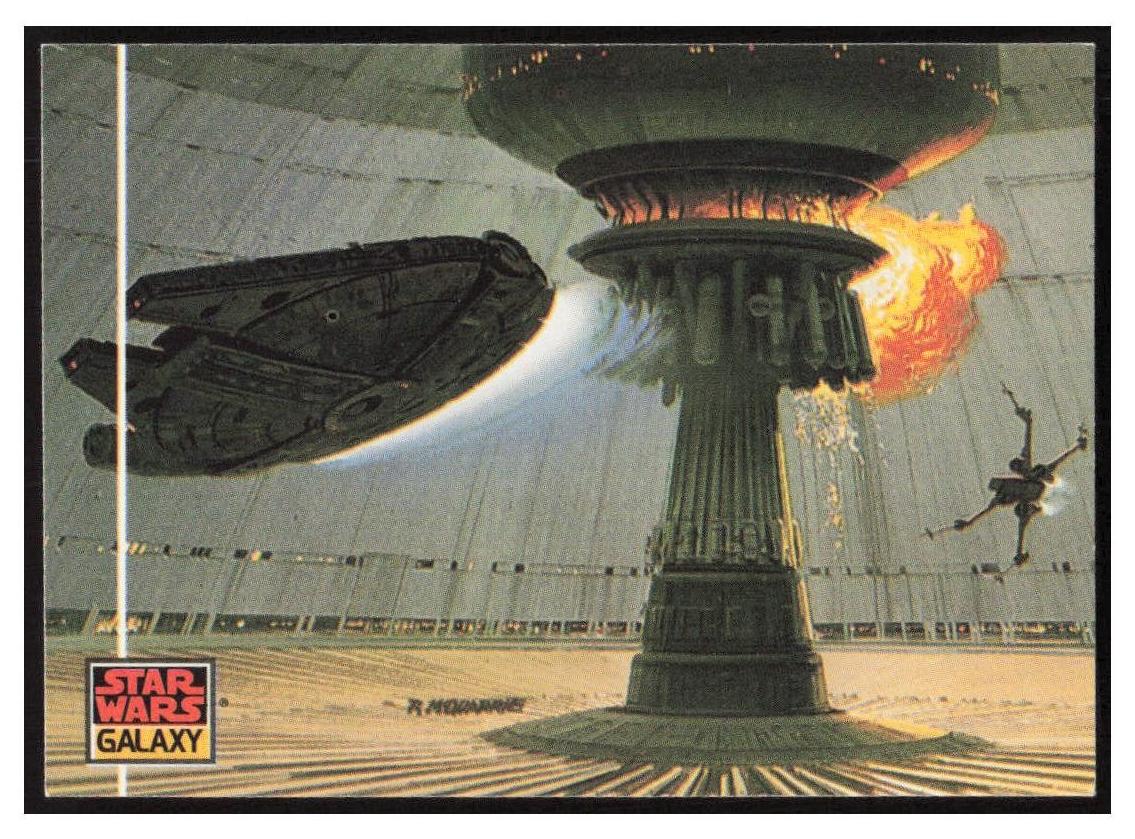 1993 Topps Star Wars Galaxy Wedge Antilles #47 card