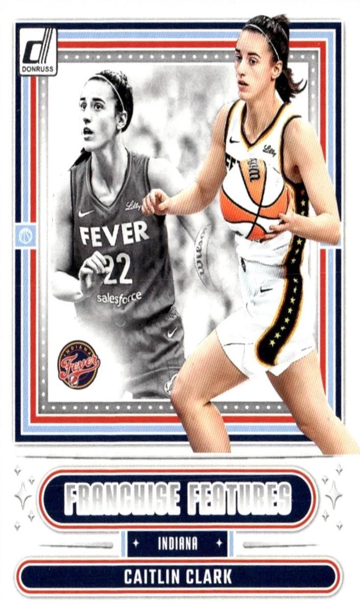 Caitlin Clark 2025 Donruss WNBA card