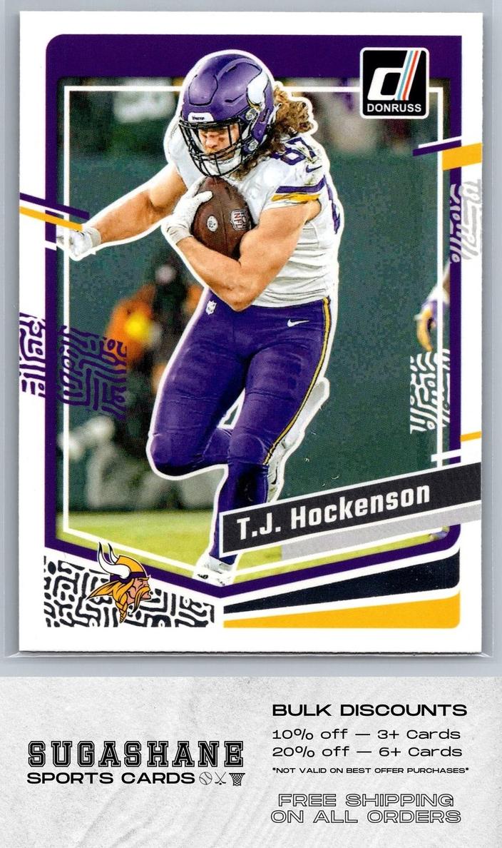 2023 Panini Donruss T.J. Hockenson #198 card