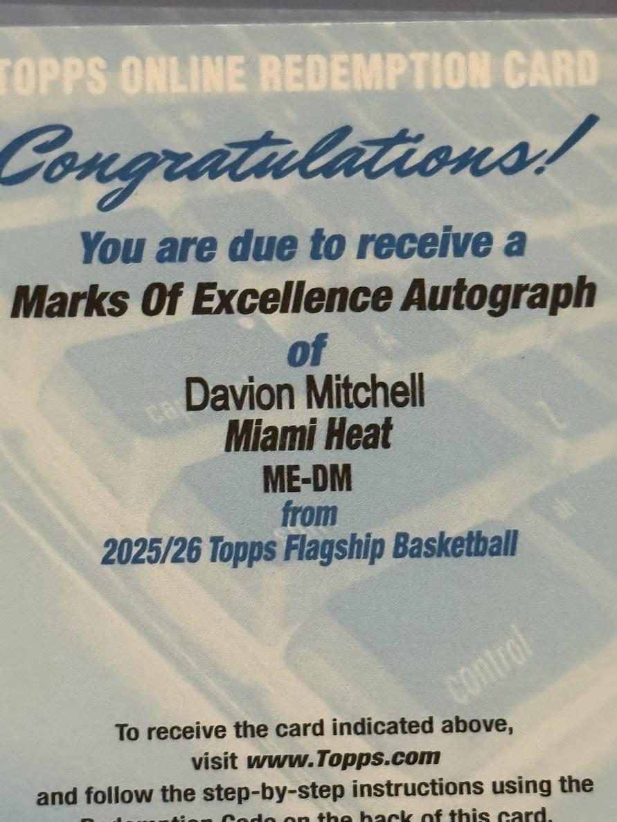 Davion Mitchell 2025 Topps Basketball card