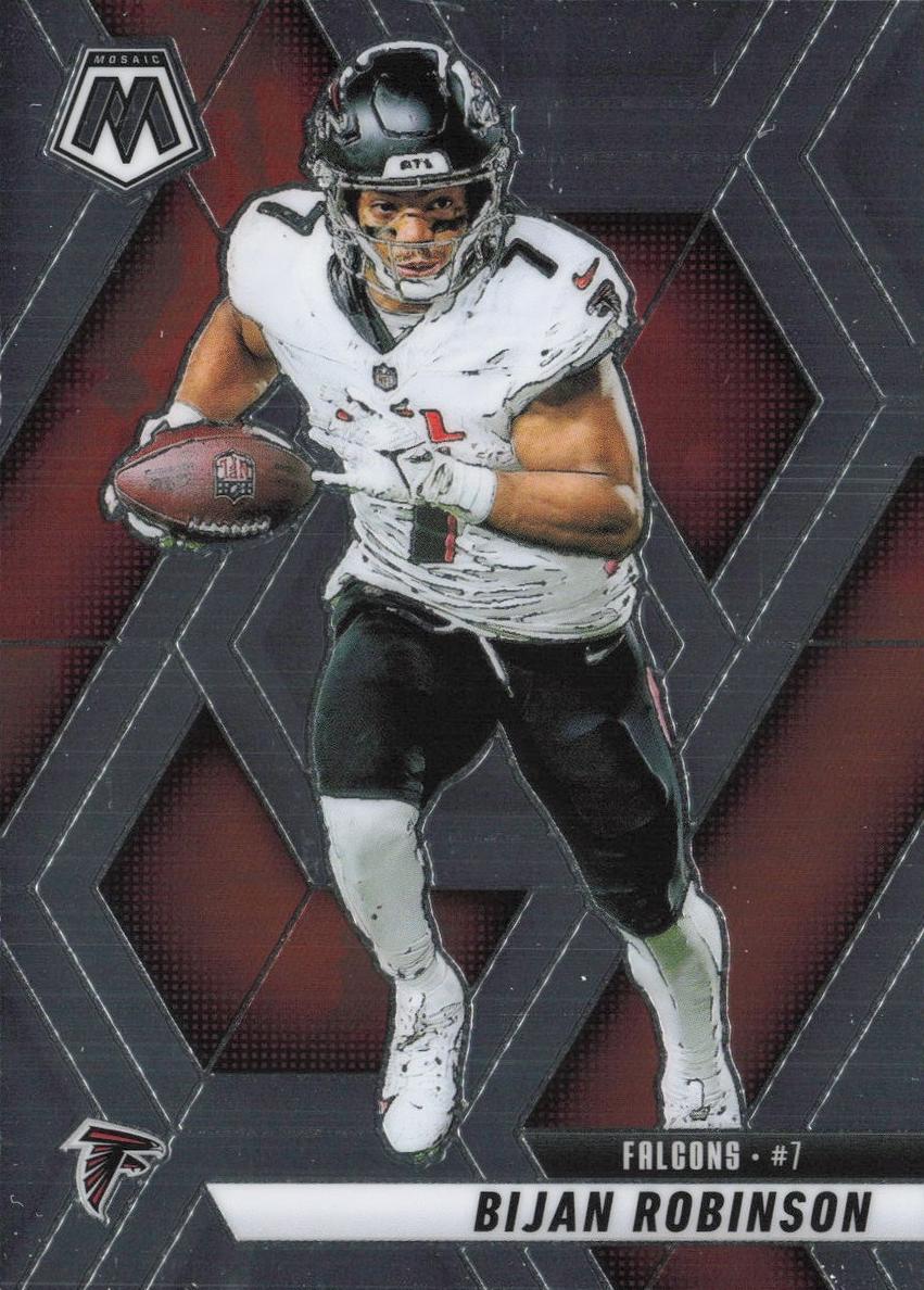 Bijan Robinson 2025 Mosaic Football card