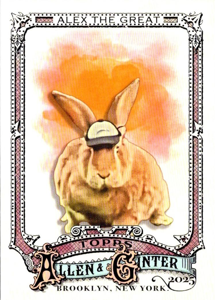 Alex the Great 2025 Allen and Ginter card