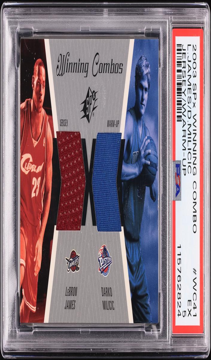2003 SPx Lebron James #WC41 card