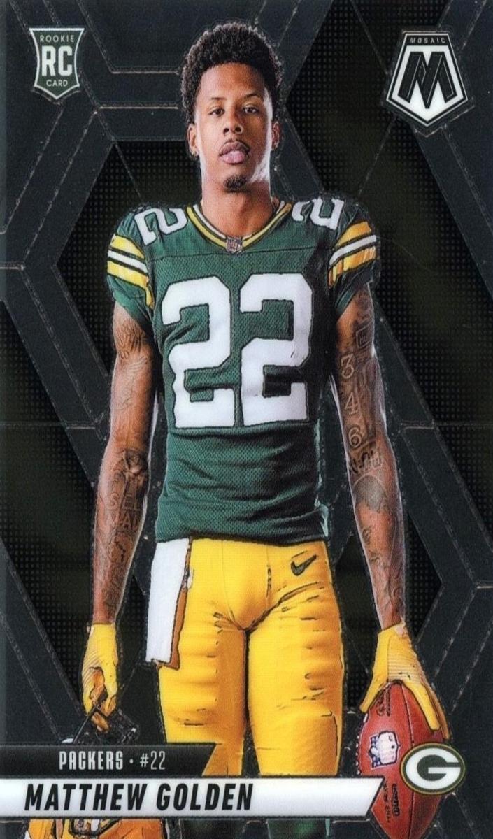 2025 Panini Mosaic Matthew Golden [Silver] #285 card