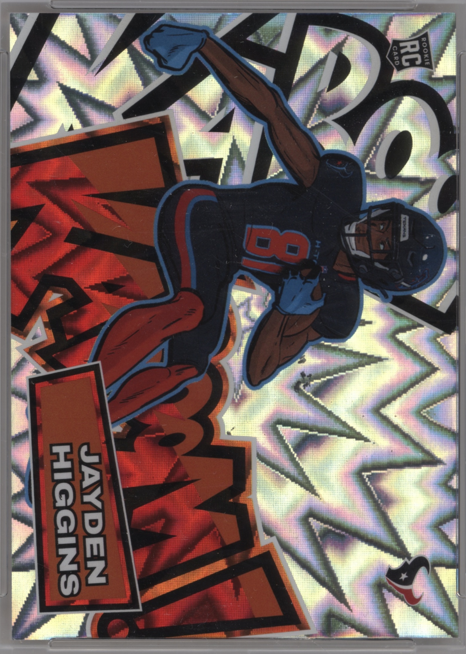 Jayden Higgins 2025 Panini Absolute KABOOM! Horizontal Football