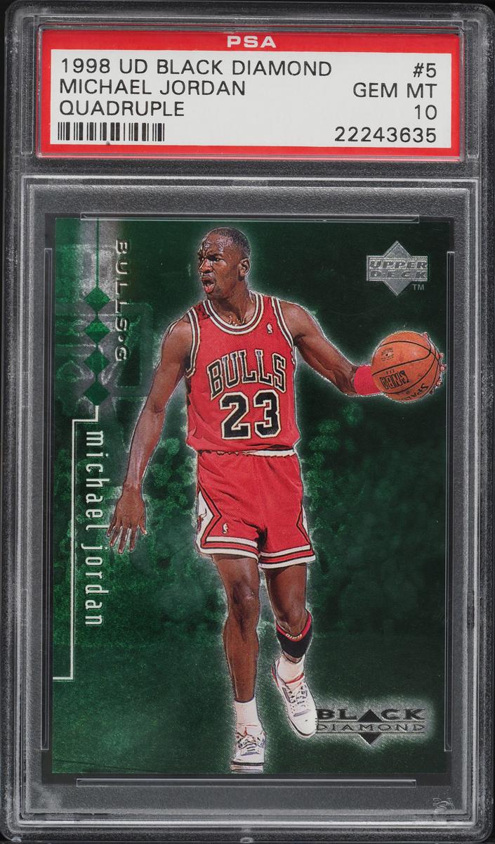 1998 Michael Jordan [Quadruple] #5